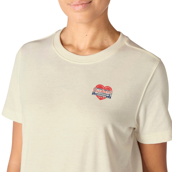 Carhartt 107534 Women's Irvine Relaxed Heritage Heart T-Shirt