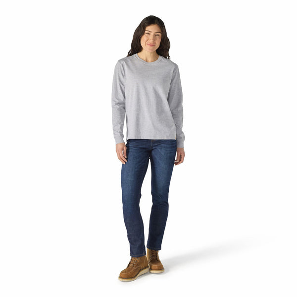Carhartt 107742 Women's Irvine Loose LS Logo T-Shirt