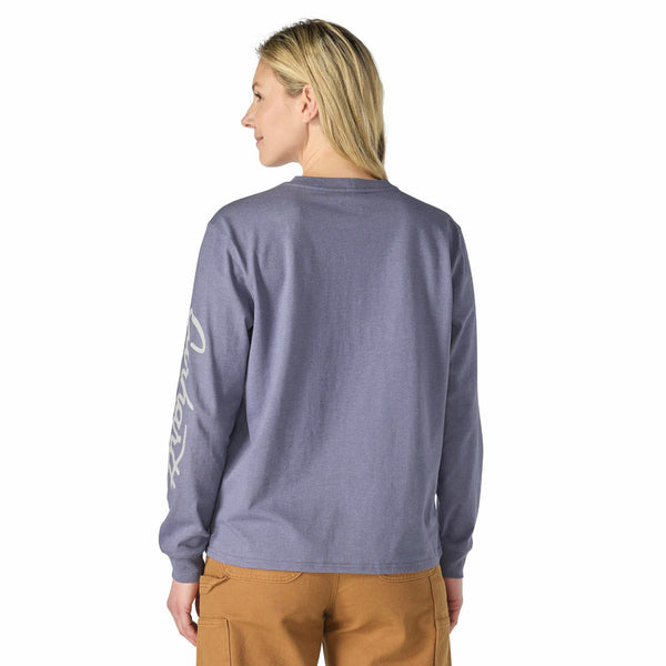 Carhartt 107742 Women's Irvine Loose LS Logo T-Shirt