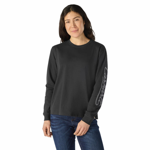 Carhartt 107742 Women's Irvine Loose LS Logo T-Shirt