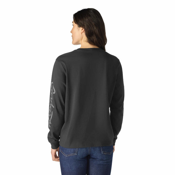 Carhartt 107742 Women's Irvine Loose LS Logo T-Shirt