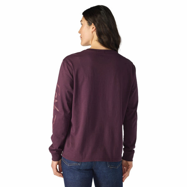 Carhartt 107742 Women's Irvine Loose LS Logo T-Shirt