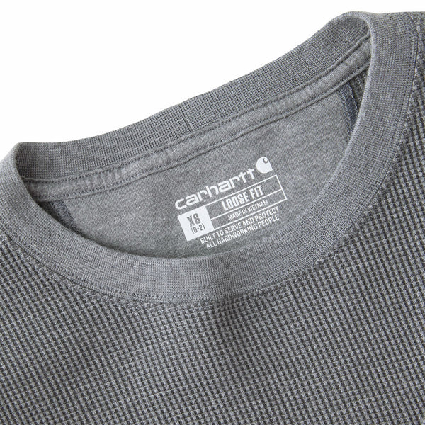 Carhartt 107745 Women's Waffle Knit Loose LS T-Shirt