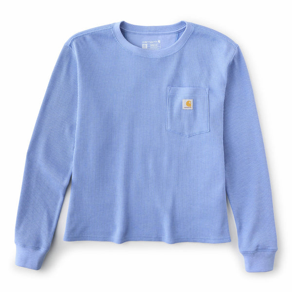 Carhartt 107745 Women's Waffle Knit Loose LS T-Shirt