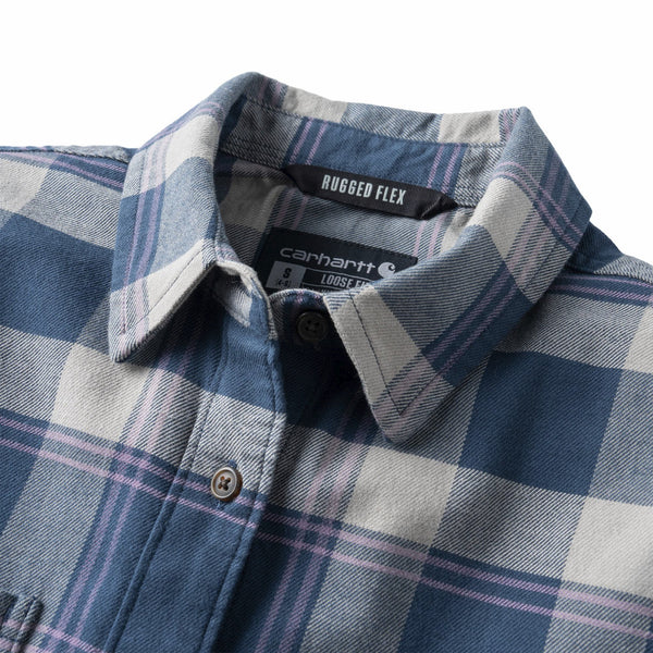 Carhartt 107749 Women's Hamilton Relaxed LS Plaid Shirt
