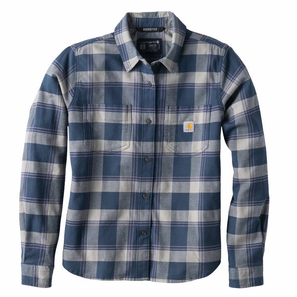Carhartt 107749 Women's Hamilton Relaxed LS Plaid Shirt