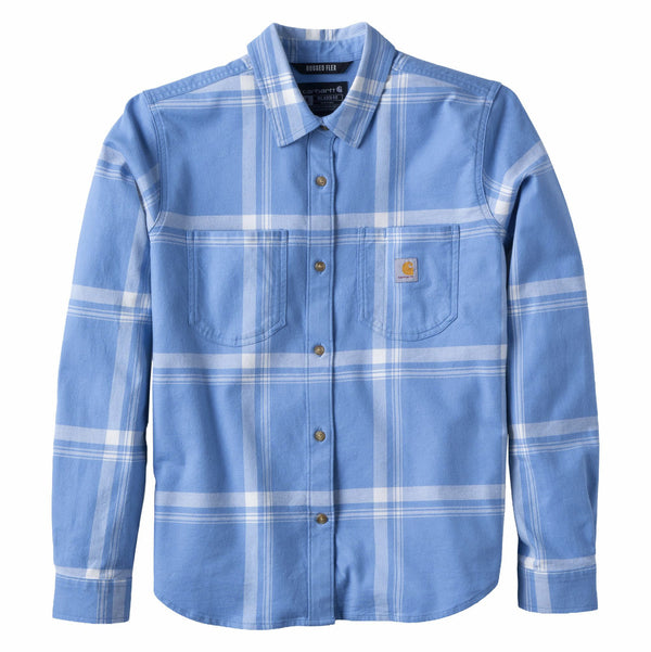 Carhartt 107749 Women's Hamilton Relaxed LS Plaid Shirt