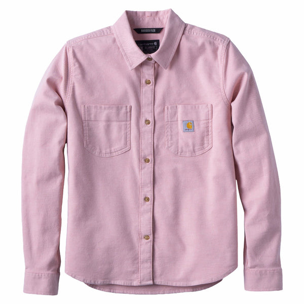Carhartt 107749 Women's Hamilton Relaxed LS Plaid Shirt