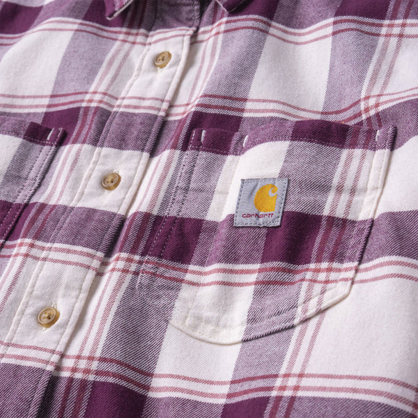 Carhartt 107749 Women's Hamilton Relaxed LS Plaid Shirt