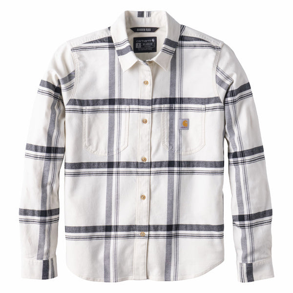 Carhartt 107749 Women's Hamilton Relaxed LS Plaid Shirt