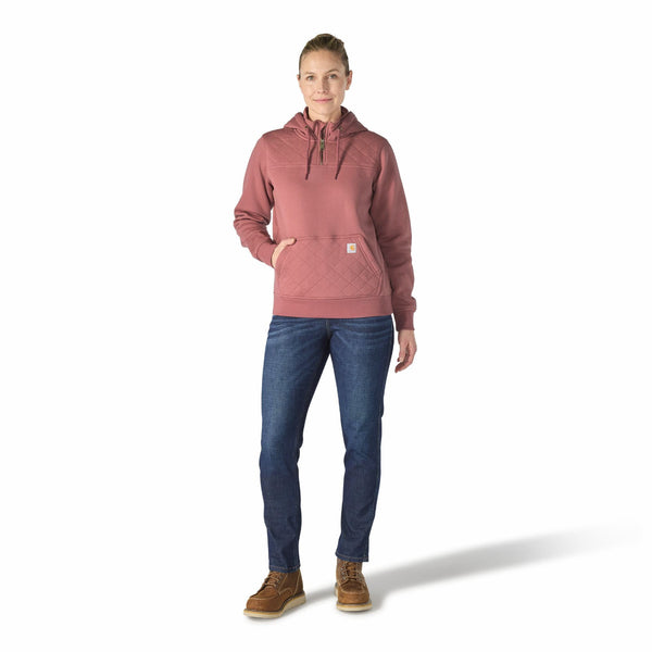 Carhartt 107753 Women's Paxton Quilted Quarter Zip Sweatshirt