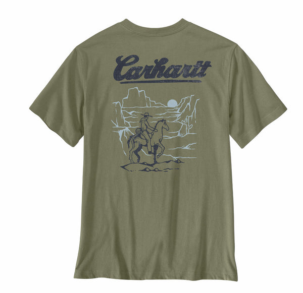 Carhartt 107773 Men's Irvine Relaxed Sunset Cowboy T-Shirt