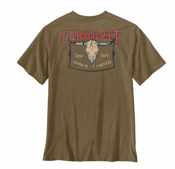 Carhartt 107779 Men's Irvine Relaxed Tough Skull T-Shirt