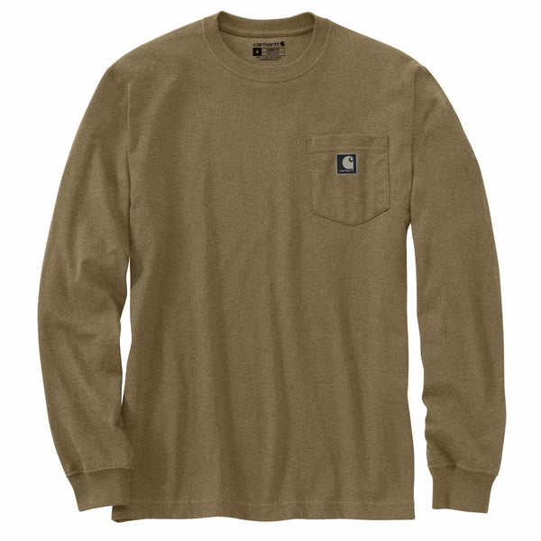 Carhartt 107786 Men's Irvine Relaxed Camo Badge LS T-Shirt