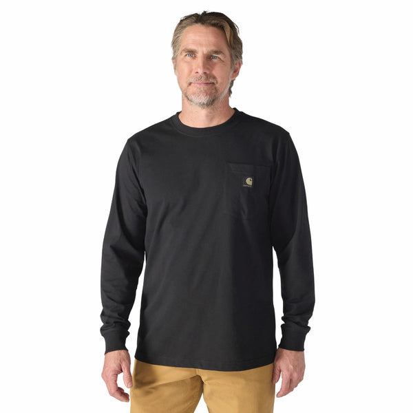 Carhartt 107786 Men's Irvine Relaxed Camo Badge LS T-Shirt