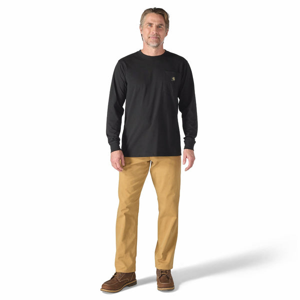 Carhartt 107786 Men's Irvine Relaxed Camo Badge LS T-Shirt