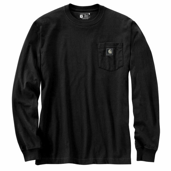 Carhartt 107786 Men's Irvine Relaxed Camo Badge LS T-Shirt