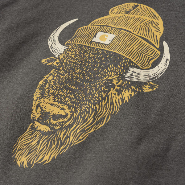 Carhartt 107790 Men's Irvine Relaxed Bison T-Shirt