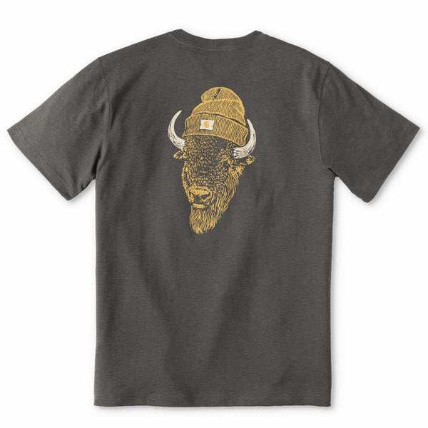 Carhartt 107790 Men's Irvine Relaxed Bison T-Shirt