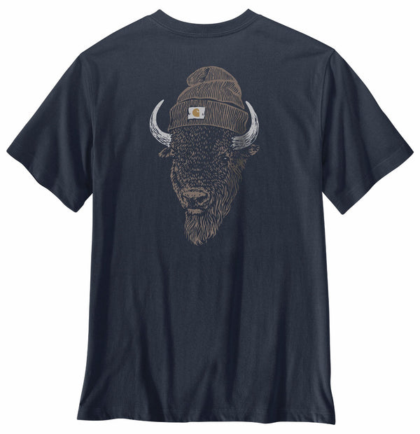 Carhartt 107790 Men's Irvine Relaxed Bison T-Shirt