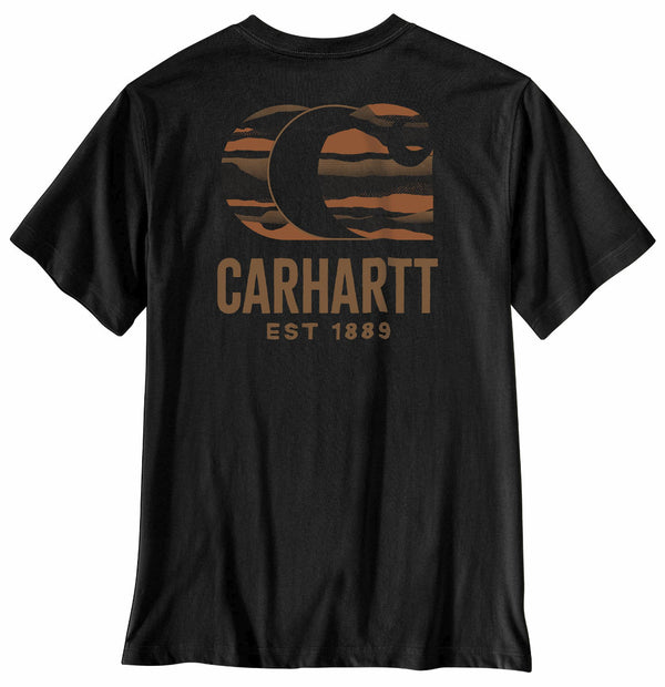 Carhartt 107794 Men's Irvine Relaxed Terrain Layered Camo T-Shirt