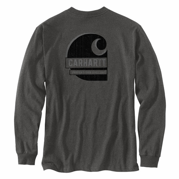 Carhartt 107796 Men's Irvine Relaxed Tough C LS T-Shirt