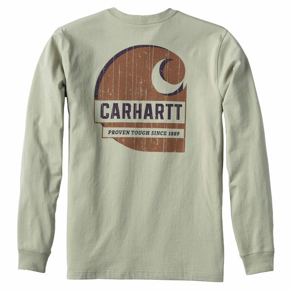 Carhartt 107796 Men's Irvine Relaxed Tough C LS T-Shirt