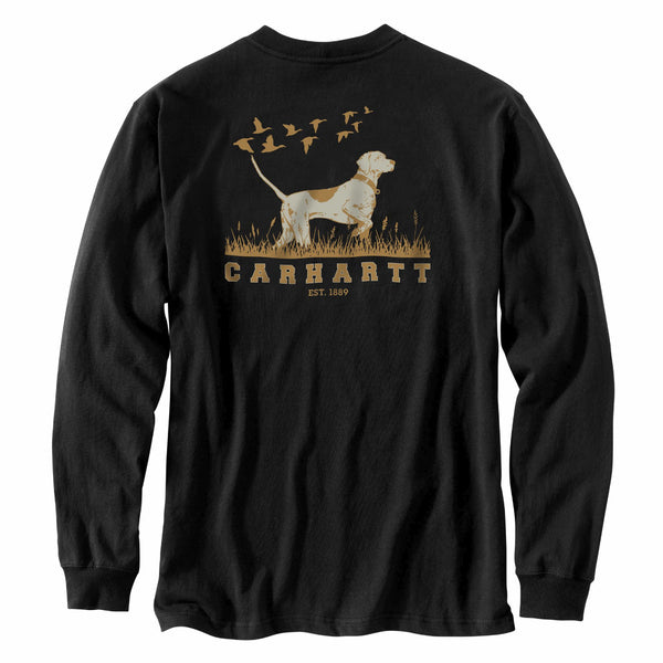 Carhartt 107820 Men's Irvine Relaxed Pointer LS T-Shirt