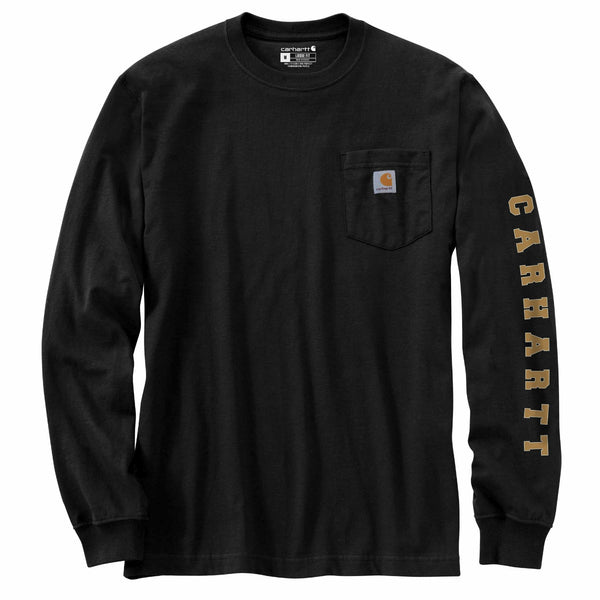 Carhartt 107820 Men's Irvine Relaxed Pointer LS T-Shirt