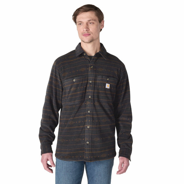 Carhartt 107829 Men's Seneca Loose LS Printed Shirt