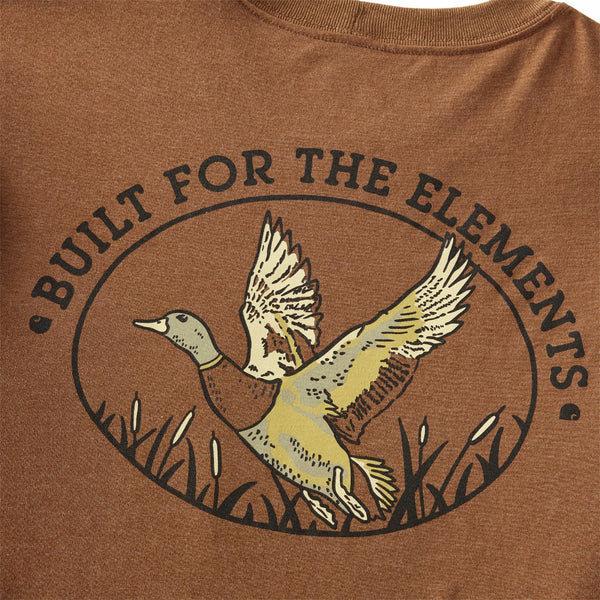 Carhartt 107830 Men's Irvine Relaxed Duck Badge LS T-Shirt
