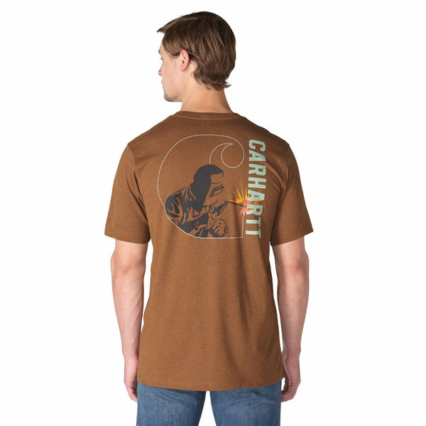 Carhartt 107833 Men's Irvine Relaxed Welded C T-Shirt