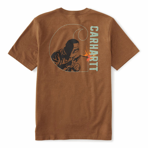 Carhartt 107833 Men's Irvine Relaxed Welded C T-Shirt