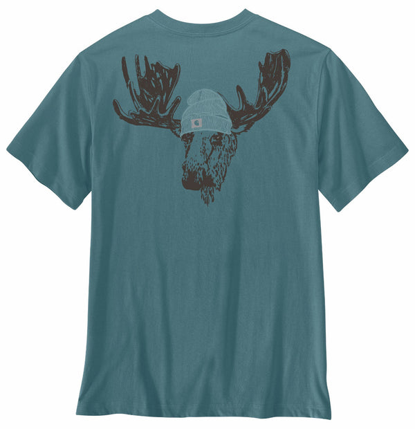 Carhartt 107876 Men's Irvine Relaxed Moose T-Shirt