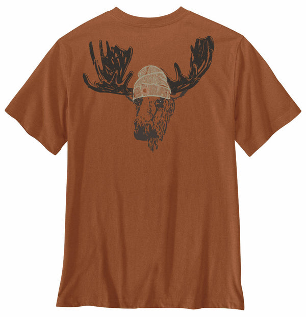 Carhartt 107876 Men's Irvine Relaxed Moose T-Shirt