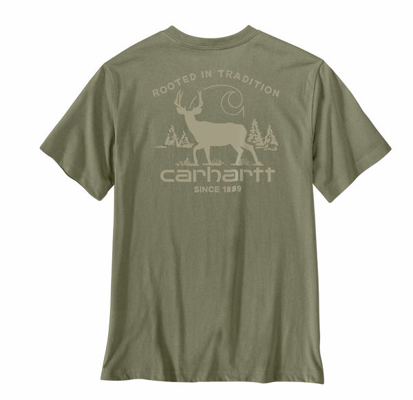 Carhartt 107899 Men's Irvine Relaxed Deer Landscape T-Shirt