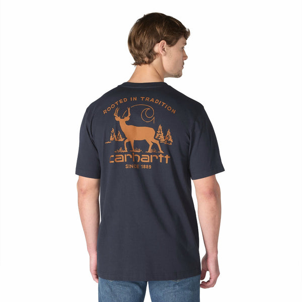 Carhartt 107899 Men's Irvine Relaxed Deer Landscape T-Shirt