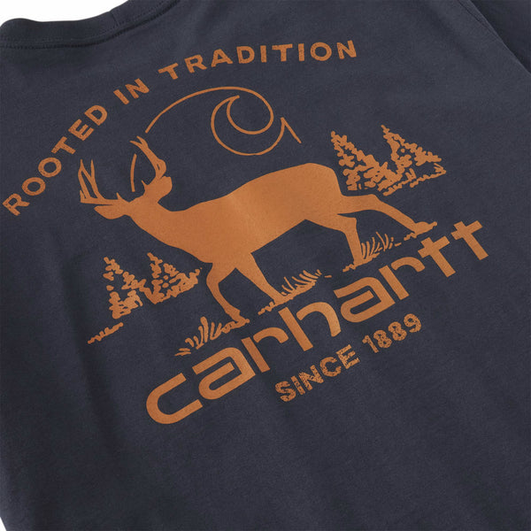 Carhartt 107899 Men's Irvine Relaxed Deer Landscape T-Shirt