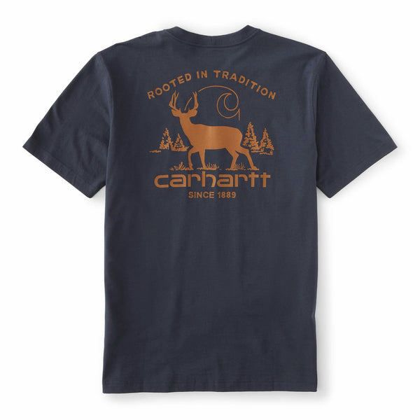 Carhartt 107899 Men's Irvine Relaxed Deer Landscape T-Shirt