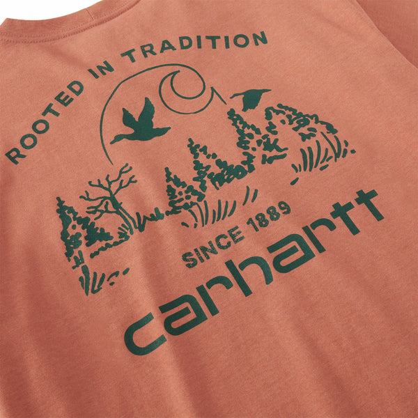 Carhartt 107900 Men's Irvine Relaxed Duck Landscape T-Shirt
