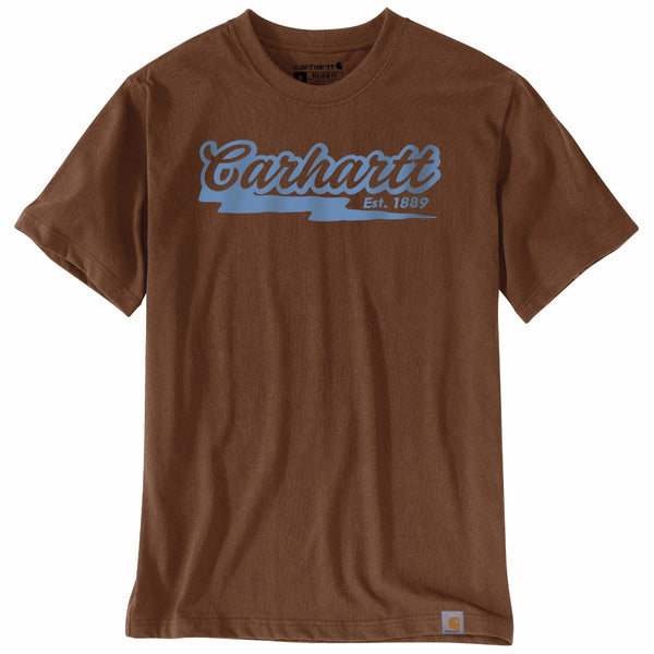 Carhartt 107906 Men's Irvine Relaxed Script 1889 T-Shirt
