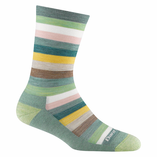 Darn Tough Vermont 1644 Women's Mystic Stripe Crew Lightweight Cushion