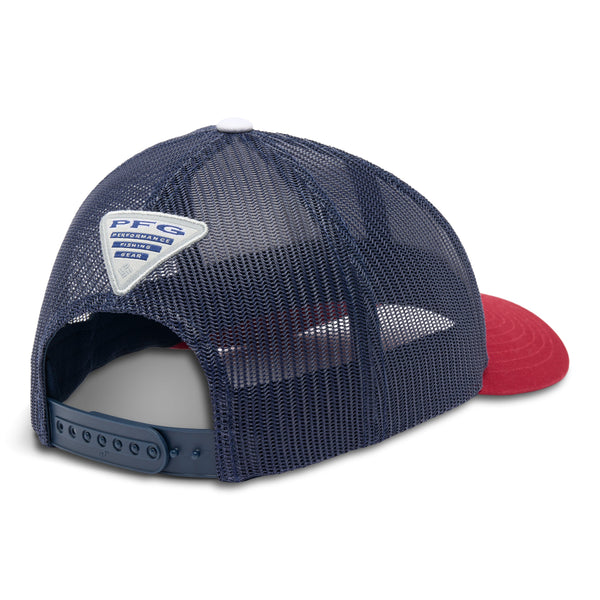 Columbia 1837001 PFG Fish Flag Mesh Snap Back