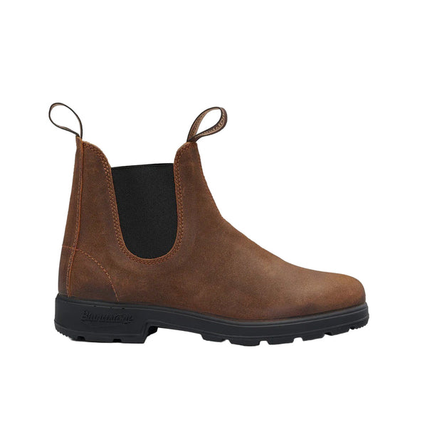Blundstone 1911 Tobacco Suede Elastic Side Boot V Cut