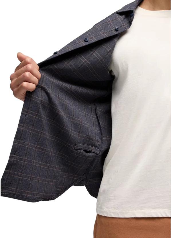 prAna 1964381 Men's Los Feliz Flannel Shirt