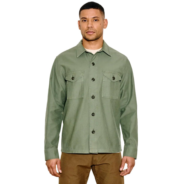 Filson 20277936 Men's Field Jac-Shirt - Washed Fatigue Green