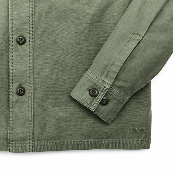 Filson 20277936 Men's Field Jac-Shirt - Washed Fatigue Green