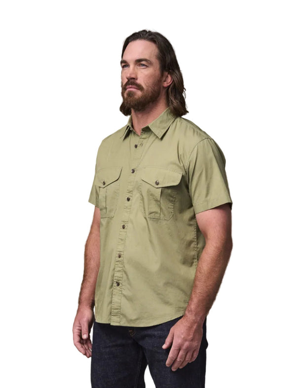 Filson 20293683 Men's Filson Washed Short Sleeve Feather Cloth Shirt