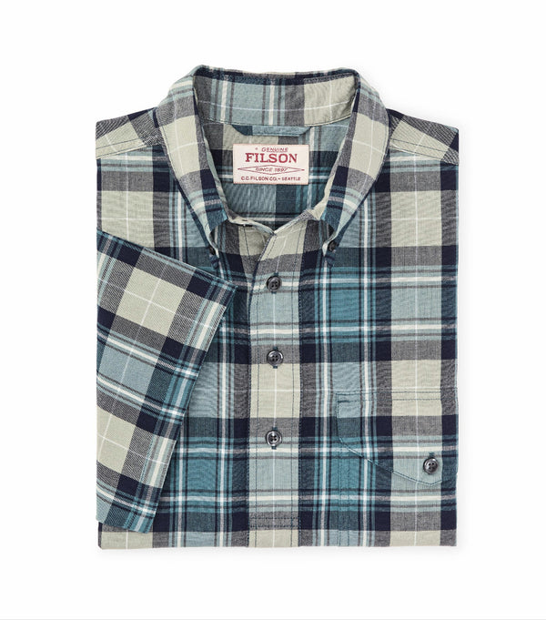 Filson 20307468 Men's Short Sleeve Madras Popover Shirt