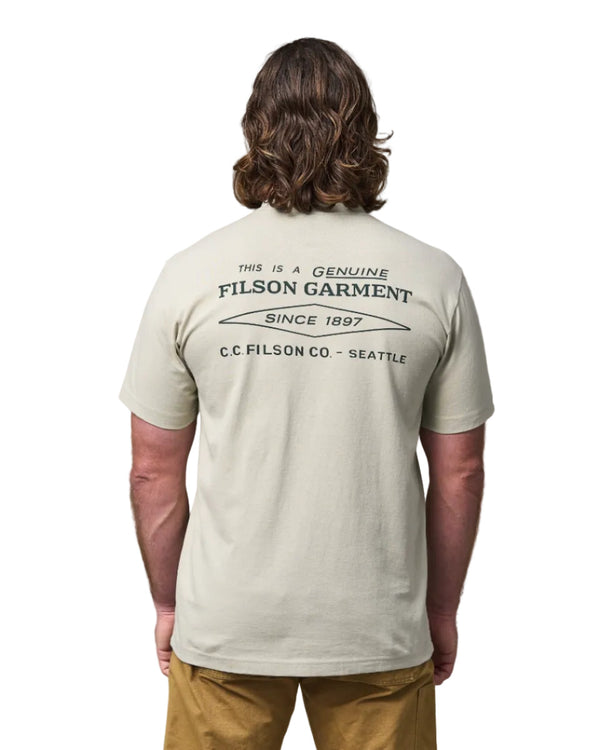 Filson 20312128 Men's Short Sleeve Diamond Graphic T-Shirt